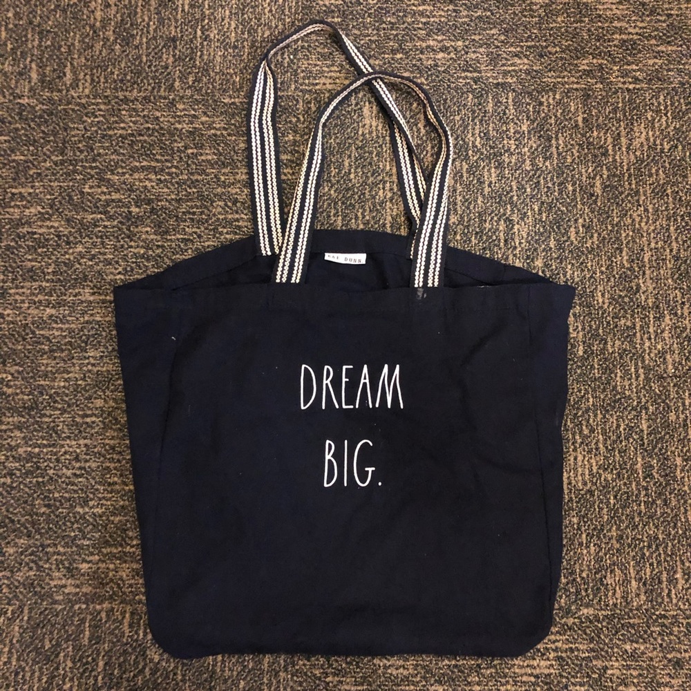 Rae Dunn tote bag Navy blue